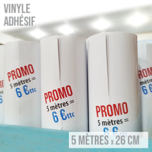 Vinyle adhésif TM | 5 mètres x 26 cm